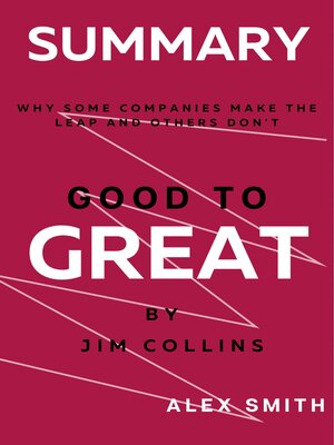 cover image of Summary of Good to Great